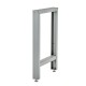 Heavy Duty werkbank met hardhouten werkblad, grijs pootstel en werkplaatskast donkerrood - 144 x 60 x 94 cm