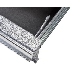 Gereedschapskist grijs 3 laden met quicklock