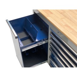 Gereedschapswagen – verrijdbare werkbank met 7 laden en gereedschapskast afm.117 x 46 x 94 cm Gereedschapswagen – verrijdbare werkbank met 7 laden en gereedschapskast afm.117 x 46 x 94 cm