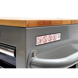 Gereedschapswagen – verrijdbare werkbank met 7 laden en gereedschapskast afm.117 x 46 x 94 cm Gereedschapswagen – verrijdbare werkbank met 7 laden en gereedschapskast afm.117 x 46 x 94 cm
