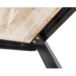 Werkbank met achterwand – Werkbank set 2 meter, kleur zwart.