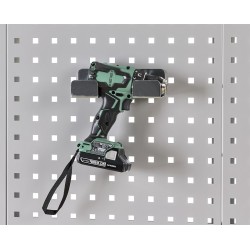 Gereedschapshouder – boormachinehouder 20 x 6 x 6,5 cm. Gereedschapshouder – boormachinehouder 20 x 6 x 6,5 cm.