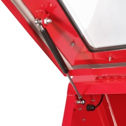 Gasveer voor de straalcabinedeur van straalcabine PP-T 1333 Gasveer voor de straalcabinedeur van straalcabine PP-T 1333