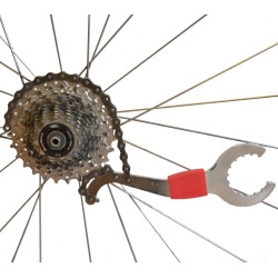 Kettingzweep en Fiets Cassette - Lock ring afnemer - set 4 delen