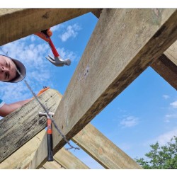 Profi klauwhamer met fiberglassteel