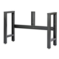 Stalen werkbank met roestvrij staal blad – 136 x 46 x 95 cm. incl. stelpootjes Stalen werkbank met roestvrij staal blad – 136 x 46 x 95 cm. incl. stelpootjes