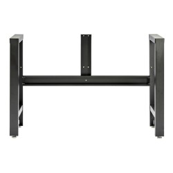 Stalen werkbank met roestvrij staal blad – 136 x 46 x 95 cm. incl. stelpootjes Stalen werkbank met roestvrij staal blad – 136 x 46 x 95 cm. incl. stelpootjes