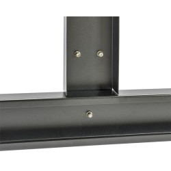 Stalen werkbank met roestvrij staal blad – 136 x 46 x 95 cm. incl. stelpootjes Stalen werkbank met roestvrij staal blad – 136 x 46 x 95 cm. incl. stelpootjes