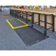 Kunststof antislip kliktegel 400 x 400 x 12 mm – PVC werkplaats tegels – antivermoeidheidsmat kleur grijs