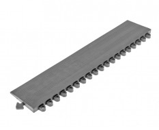 PVC oprijrand grijs 400 x 80 x 11,5 / 3,5 mm. voor kliktegel 1815 typ 1