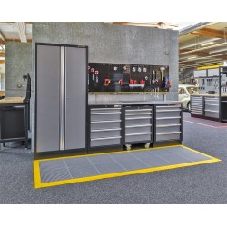 PVC oprijrand geel 400 x 80 x 11,5 / 3,5 mm. voor kliktegel 1815 typ 1