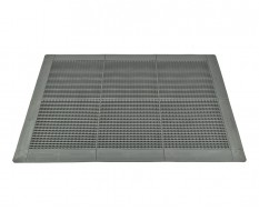 Antislip vloer mat – PVC werkplaatsmat – antivermoeidheidsmat, kleur grijs, afm. 136 x 96 x 1,2 cm.