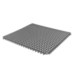 Antislip vloer mat – PVC werkplaatsmat – antivermoeidheidsmat, kleur grijs en geel, afm. 136 x 96 x 1,2 cm.