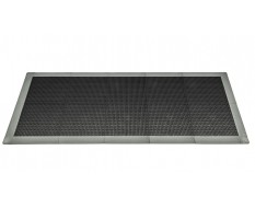 Antislip vloer mat – PVC werkplaatsmat – antivermoeidheidsmat, kleur zwart en grijs, afm. 216 x 96 cm