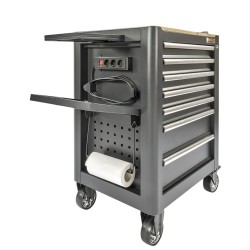 Zeven laden professionele gereedschapswagen – gereedschapskar met 7 lades. Zeven laden professionele gereedschapswagen – gereedschapskar met 7 lades.