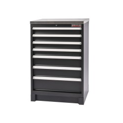 Professionele gereedschapskast – werkplaatskast 110 cm. hoog met 7 laden. Professionele gereedschapskast – werkplaatskast 110 cm. hoog met 7 laden.