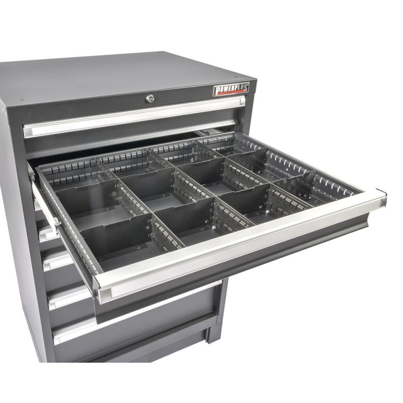 Professionele gereedschapskast – werkplaatskast 110 cm. hoog met 7 laden. Professionele gereedschapskast – werkplaatskast 110 cm. hoog met 7 laden.