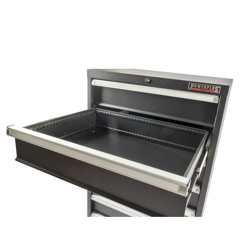 Professionele gereedschapskast – werkplaatskast 155 cm. hoog met 9 laden. Professionele gereedschapskast – werkplaatskast 155 cm. hoog met 9 laden.