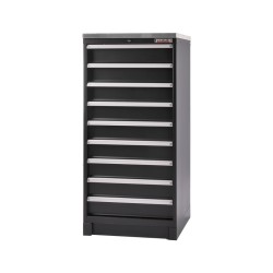 Professionele gereedschapskast – werkplaatskast 155 cm. hoog met 9 laden. Professionele gereedschapskast – werkplaatskast 155 cm. hoog met 9 laden.