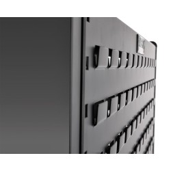 Verrijdbare trolley voor magazijnbakken – verrijdbaar magazijnrek - tweezijdig opbergrek Verrijdbare trolley voor magazijnbakken – verrijdbaar magazijnrek - tweezijdig opbergrek