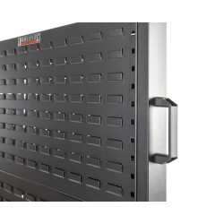 Verrijdbare trolley voor magazijnbakken – verrijdbaar magazijnrek - tweezijdig opbergrek Verrijdbare trolley voor magazijnbakken – verrijdbaar magazijnrek - tweezijdig opbergrek