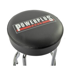 Barkruk – gitaarkruk 76 cm. hoog met voetsteun en Powerplustools logo Barkruk – gitaarkruk 76 cm. hoog met voetsteun en Powerplustools logo