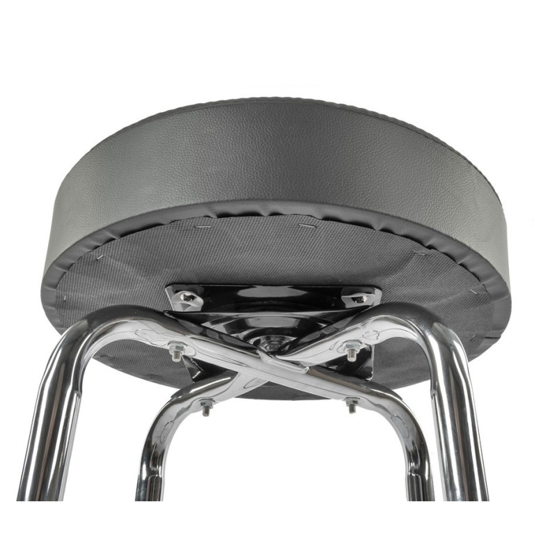 Barkruk – gitaarkruk 76 cm. hoog met voetsteun en Powerplustools logo Barkruk – gitaarkruk 76 cm. hoog met voetsteun en Powerplustools logo