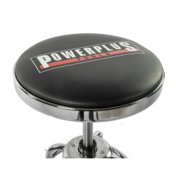 In hoogte verstelbare barkruk – gitaarkruk  74 - 86 cm met voetsteun.