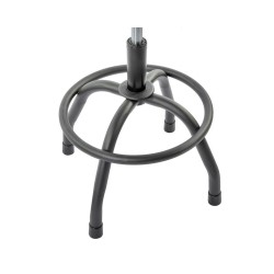 In hoogte verstelbare barkruk – gitaarkruk 60 - 67 cm met voetsteun en rugleuning. In hoogte verstelbare barkruk – gitaarkruk 60 - 67 cm met voetsteun en rugleuning.