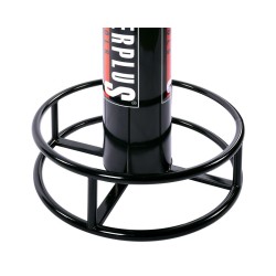 Stabiele statafel – bartafel met voetsteun en Powerplustools logo. Stabiele statafel – bartafel met voetsteun en Powerplustools logo.