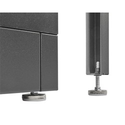 Zwarte, brede werkplaatskast 136 cm met 7 laden, afvalbak en magazijnbakjes Zwarte, brede werkplaatskast 136 cm met 7 laden, afvalbak en magazijnbakjes