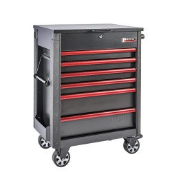 Gereedschapswagen met 6 laden – gereedschapskar met deksel.