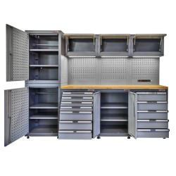 Werkplaatsinrichting Elite-Line – 287 cm. kastenwand voor werkplaats Werkplaatsinrichting Elite-Line – 287 cm. kastenwand voor werkplaats