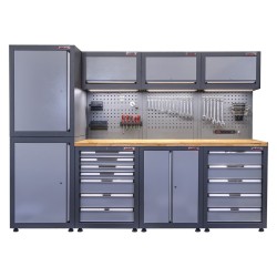 Werkplaatsinrichting Elite-Line – 287 cm. kastenwand voor werkplaats Werkplaatsinrichting Elite-Line – 287 cm. kastenwand voor werkplaats