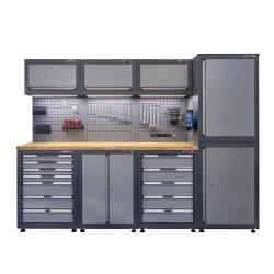 Werkplaatsinrichting Elite-Line – 287 cm. kastenwand voor werkplaats Werkplaatsinrichting Elite-Line – 287 cm. kastenwand voor werkplaats