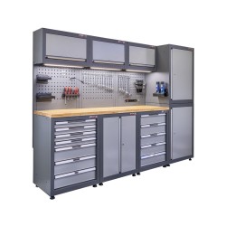 Werkplaatsinrichting Elite-Line – 287 cm. kastenwand voor werkplaats Werkplaatsinrichting Elite-Line – 287 cm. kastenwand voor werkplaats