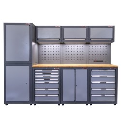 Werkplaatsinrichting Elite-Line – 287 cm. kastenwand voor werkplaats Werkplaatsinrichting Elite-Line – 287 cm. kastenwand voor werkplaats