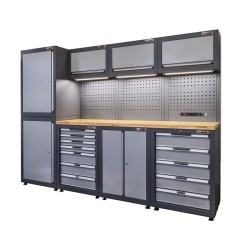 Werkplaatsinrichting Elite-Line – 287 cm. kastenwand voor werkplaats Werkplaatsinrichting Elite-Line – 287 cm. kastenwand voor werkplaats