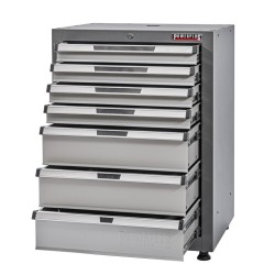 Werkbank Elite-Line 217 x 55,5 x 96 cm. met 12 laden en hardhouten blad. Werkbank Elite-Line 217 x 55,5 x 96 cm. met 12 laden en hardhouten blad.