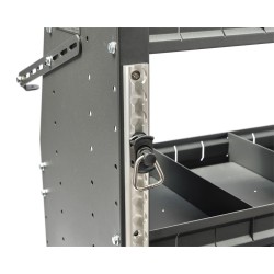 Inbouwkast voor bedrijfswagen en bestelwagen, bedrijfswageninrichting 113 x 33 x 117 cm.