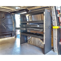 Inbouwkast voor bedrijfswagen en bestelwagen, bedrijfswageninrichting 113 x 33 x 117 cm.