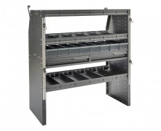 Inbouwkast voor bedrijfswagen en bestelwagen, bedrijfswageninrichting 113 x 45 x 117 cm