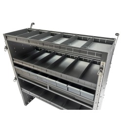 Inbouwkast voor bedrijfswagen en bestelwagen, bedrijfswageninrichting 113 x 45 x 117 cm
