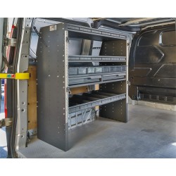 Inbouwkast voor bedrijfswagen en bestelwagen, bedrijfswageninrichting 113 x 45 x 117 cm