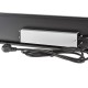 Werkbank set met MDF werkblad met RVS plaat omkleed, gereedschapsbord matzwart - 9 laden - 204 x 46 x 94,6 cm