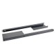 Gereedschapskasten set wandlengte 68 cm. kast met afvalbak, metaal omkleed werkblad, hangkast, gereedschapsbord matzwart
