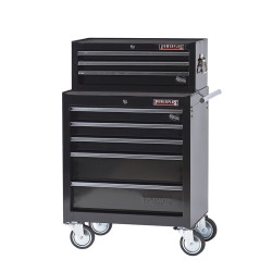 GEREEDSCHAPWAGEN SET 0704 ZWART 8 LADEN QUICK LOCK