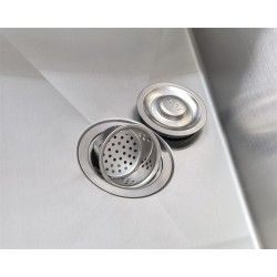 Werkplaatskast matzwart met 2 deuren inclusief zeeppomp, RVS wasbak en waterkraan