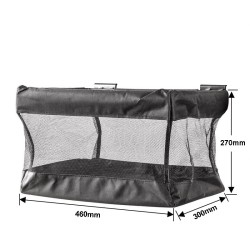 Opbergnet 46 x 30 x 27 cm voor railsysteem 0850 - tuingereedschap ophangen - opbergen - opbergsysteem