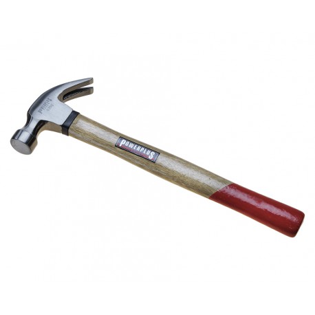 Lichte klauwhamer 250 gram met houten steel